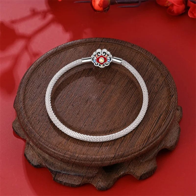 Amarante Jewelry Chinese New Year Sparkling Studded Chain Bracelet