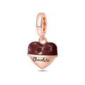 Amarante Jewelry Chocolate Heart Dangle Charm