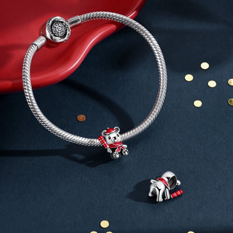 Amarante Jewelry Christmas Teddy Bear Charm