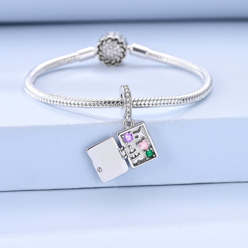Amarante Jewelry “Citizen of the World” Travel Memory Book Dangle Charm