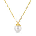 Amarante Jewelry Classic Gold Pearl Pendant Necklace