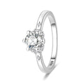 Amarante Jewelry Classic Halo Round Cut Sparkle Ring