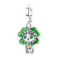 Amarante Jewelry Clover Costume Girl Dangle Charm