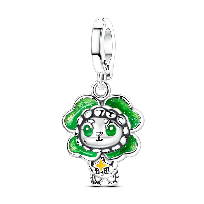 Amarante Jewelry Clover Costume Girl Dangle Charm
