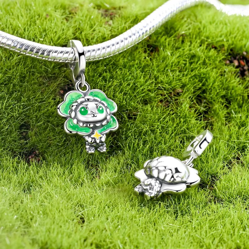 Amarante Jewelry Clover Costume Girl Dangle Charm