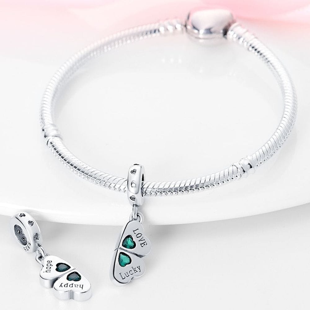 Amarante Jewelry Four Leaf Clover Dangle Charm