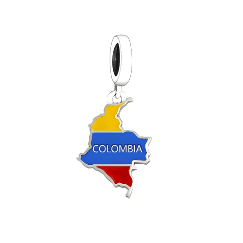 Amarante Jewelry Colombia Map Dangle Charm