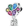 Amarante Jewelry Colorful Balloon House “Forever My Love” Dangle Charm