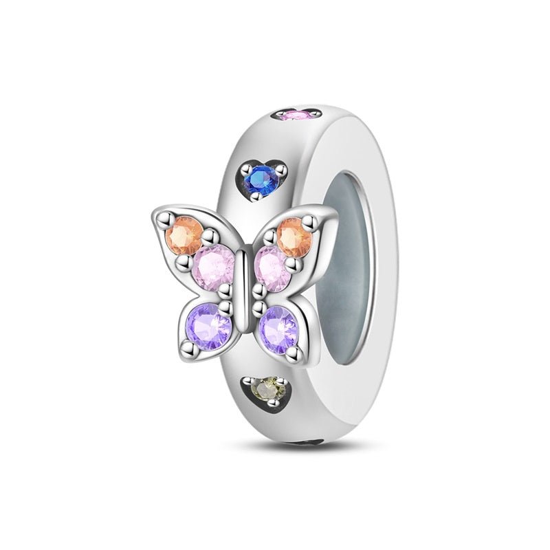 Amarante Jewelry Colorful Butterfly Spacer Charm