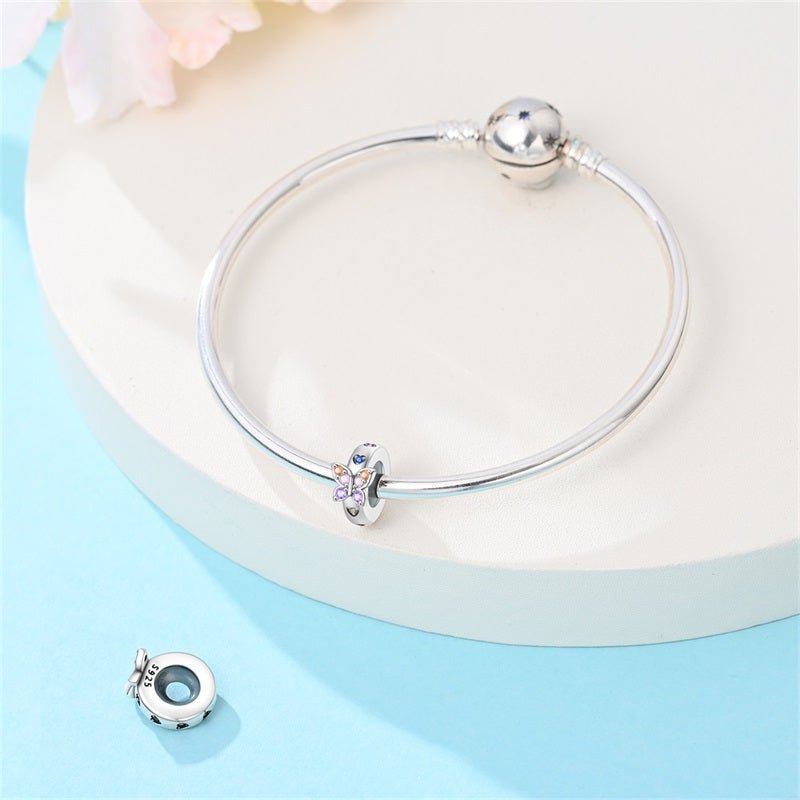 Amarante Jewelry Colorful Butterfly Spacer Charm
