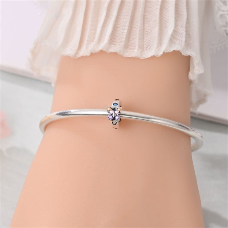 Amarante Jewelry Colorful Butterfly Spacer Charm