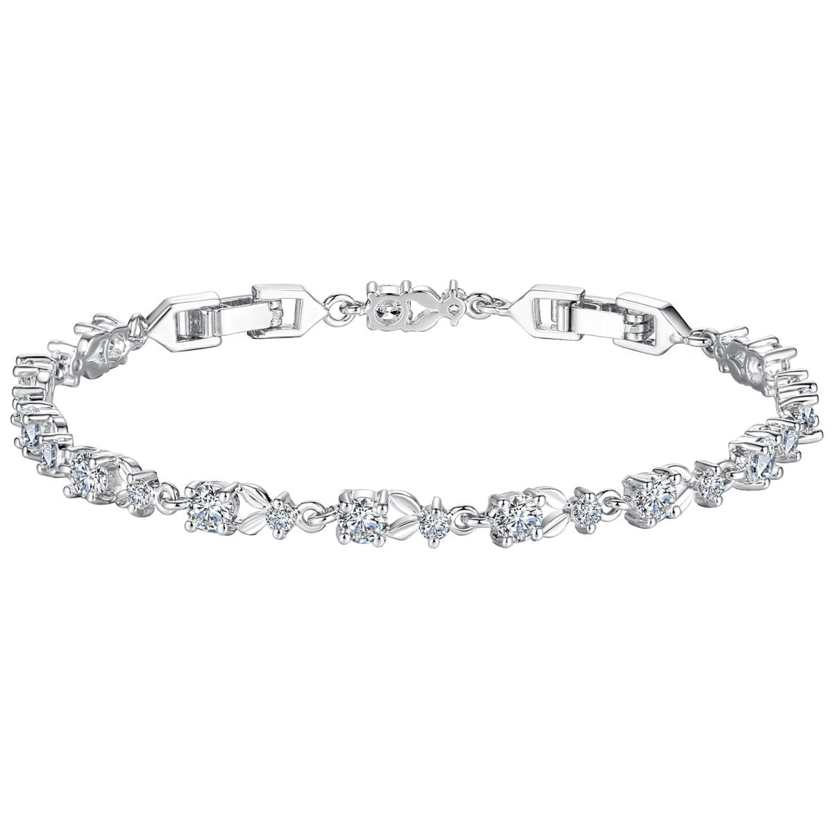 Amarante Jewelry Colorful Crystal Tennis Chain Bracelet