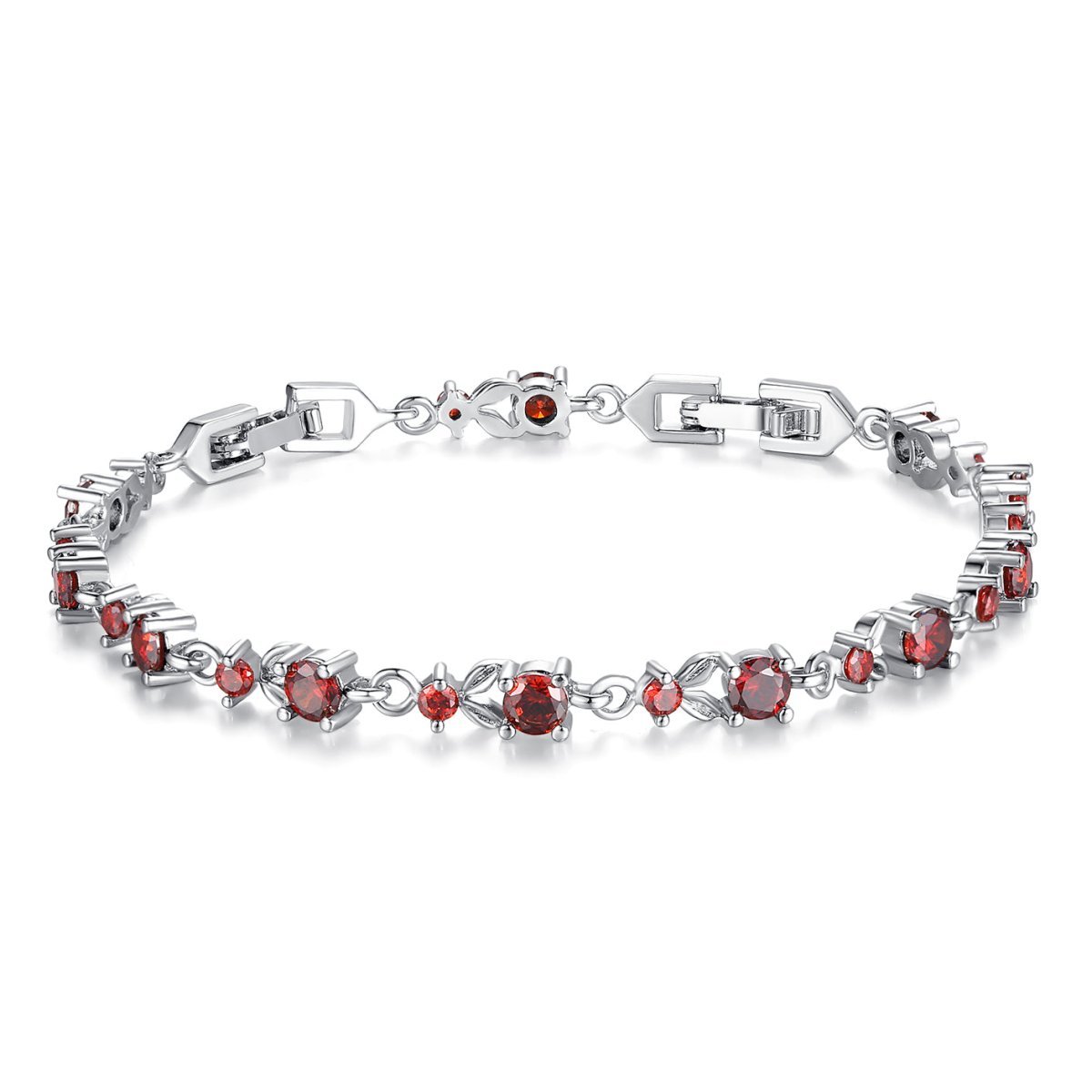 Amarante Jewelry Colorful Crystal Tennis Chain Bracelet