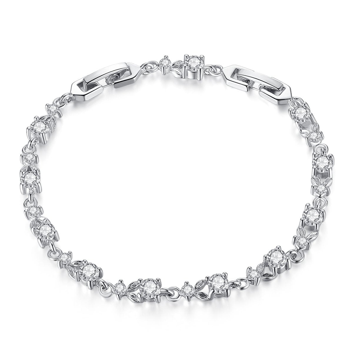 Amarante Jewelry Colorful Crystal Tennis Chain Bracelet