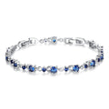 Amarante Jewelry Colorful Crystal Tennis Chain Bracelet