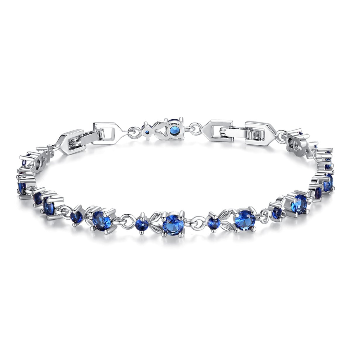 Amarante Jewelry Colorful Crystal Tennis Chain Bracelet
