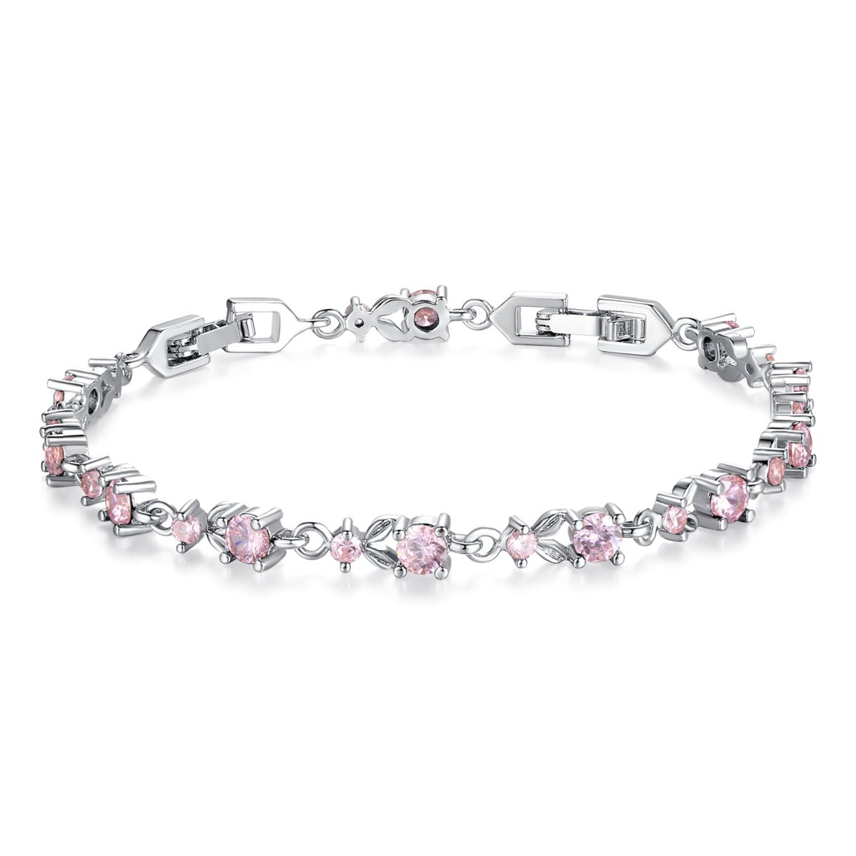 Amarante Jewelry Colorful Crystal Tennis Chain Bracelet