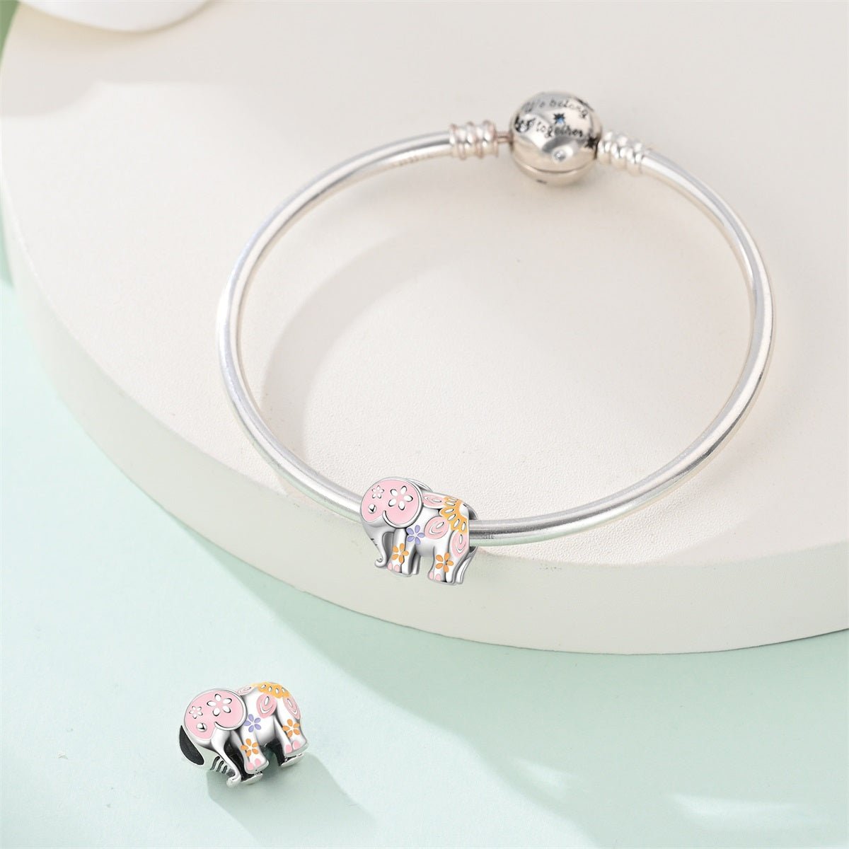 Amarante Jewelry Colorful Festival Elephant Charm