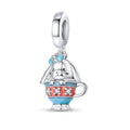Amarante Jewelry Colorful Teacup Bunny Charm