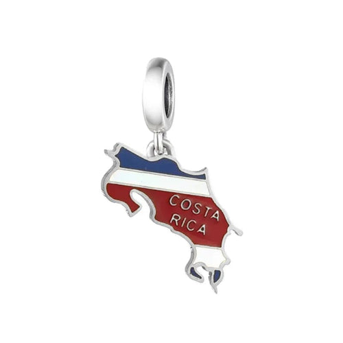 Amarante Jewelry Costa Rica Map Dangle Charm