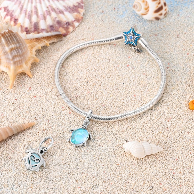 Amarante Jewelry Crystal Sea Turtle Charm