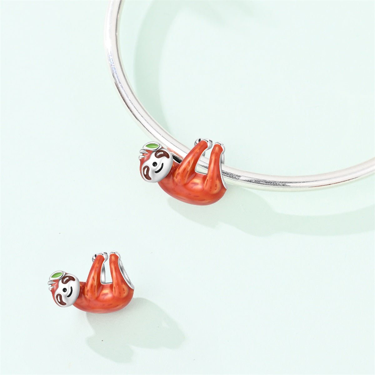 Amarante Jewelry Cute Hanging Sloth Charm