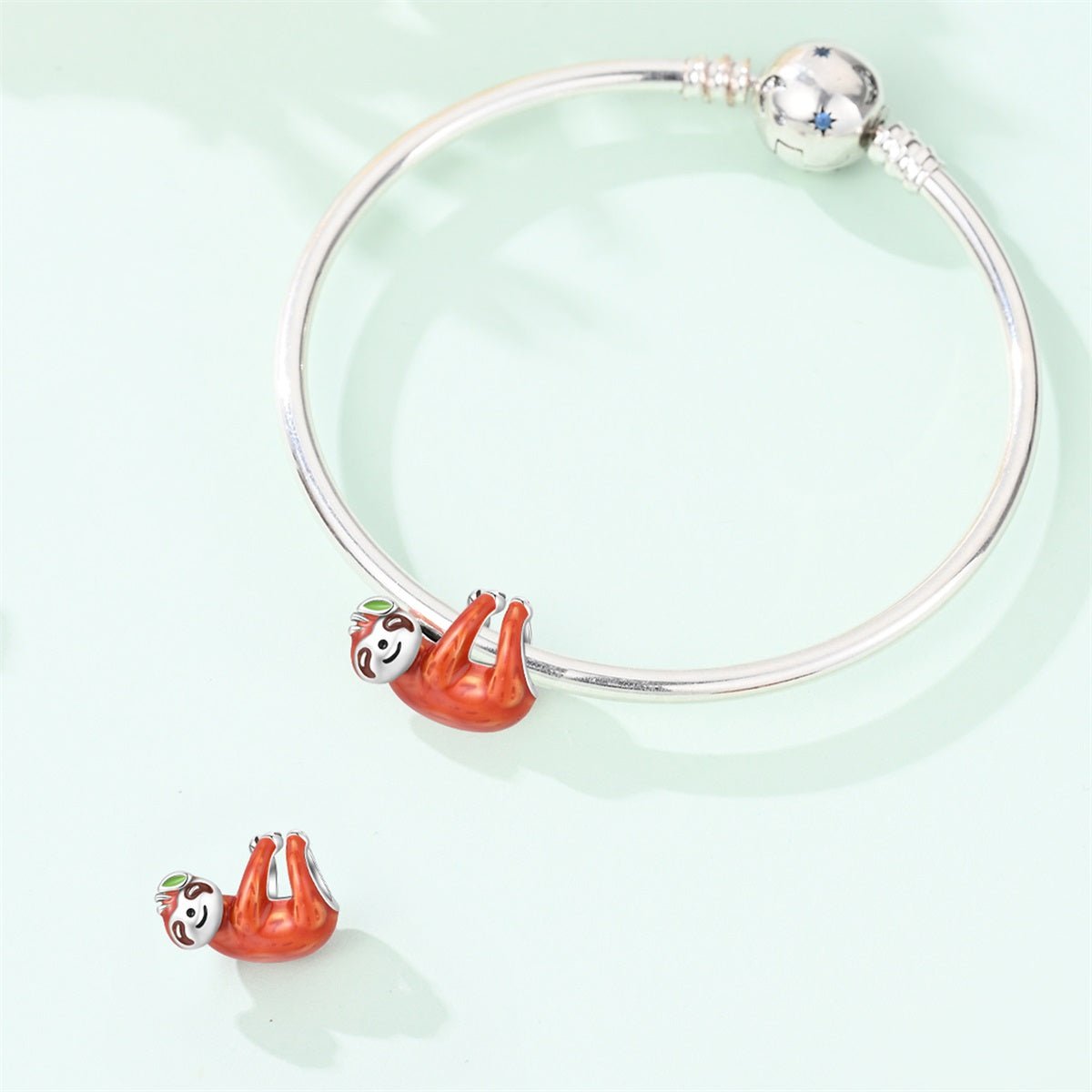 Amarante Jewelry Cute Hanging Sloth Charm