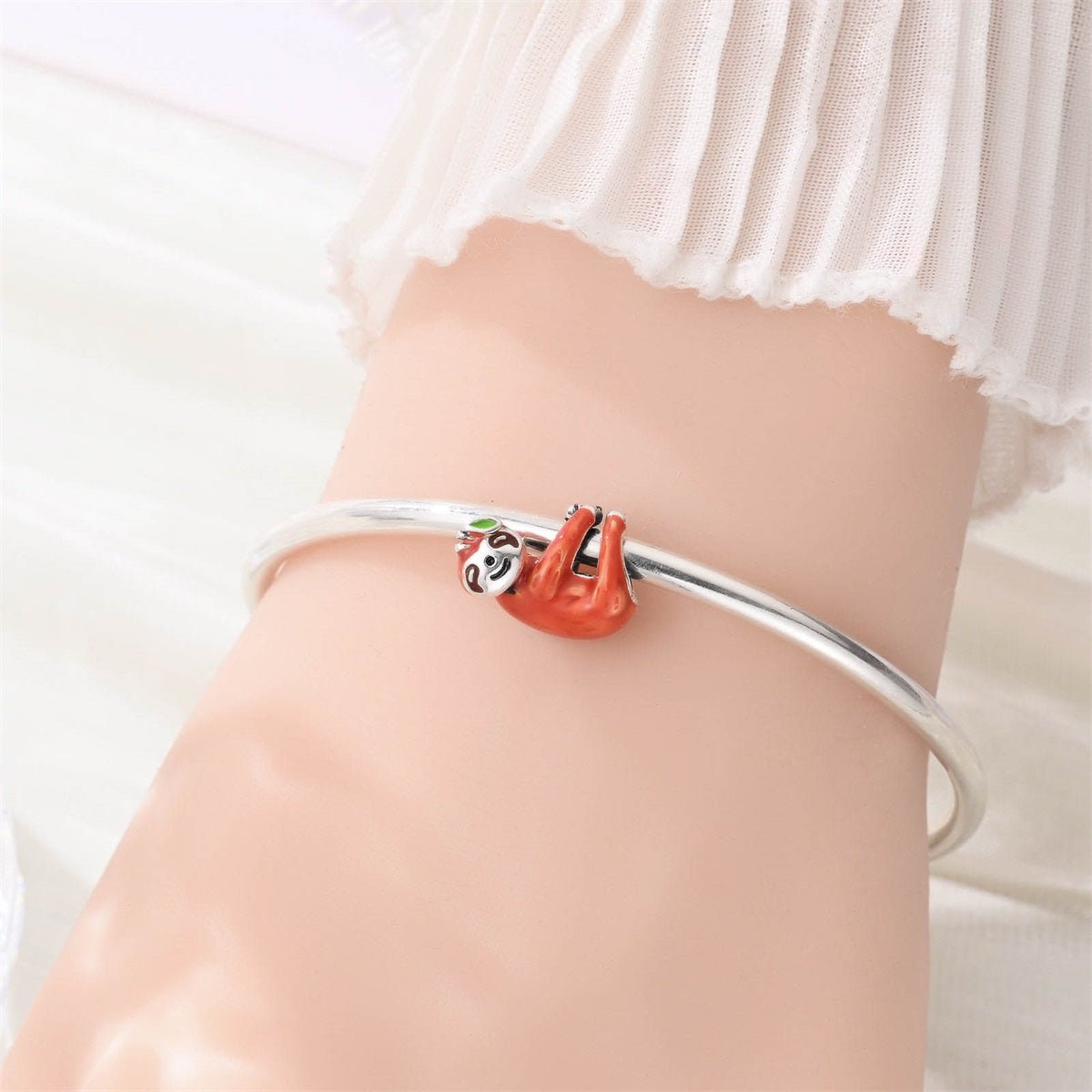 Amarante Jewelry Cute Hanging Sloth Charm