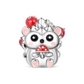 Amarante Jewelry Cute Hedgehog with Mushroom Charm