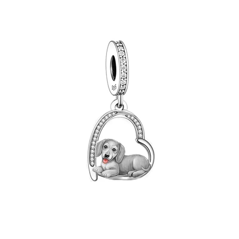 Amarante Jewelry Dachshund Puppy Charm