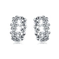 Amarante Jewelry Dazzling Daisy Floral Hoops