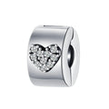 Amarante Jewelry Diamond Heart Clip Charm