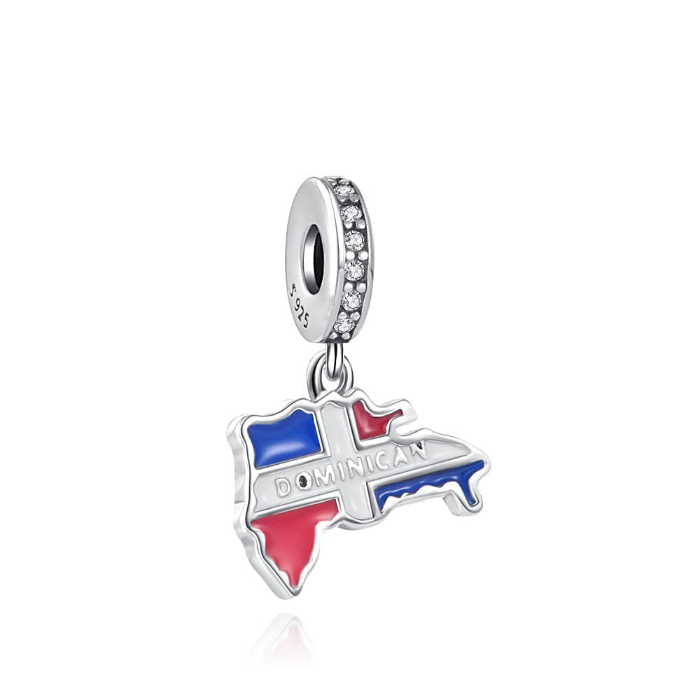 Amarante Jewelry Dominican Republic Map Dangle Charm