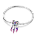 Amarante Jewelry Dreamcatcher Rainbow Heart Charm Bracelet