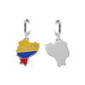 Amarante Jewelry Ecuador Map Dangle Charm