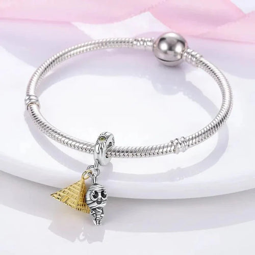 Amarante Jewelry Egypt Pyramid and Pharaoh Mummy Dangle Charm