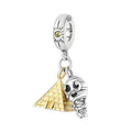 Amarante Jewelry Egypt Pyramid and Pharaoh Mummy Dangle Charm