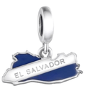 Amarante Jewelry El Salvador Map Dangle Charm