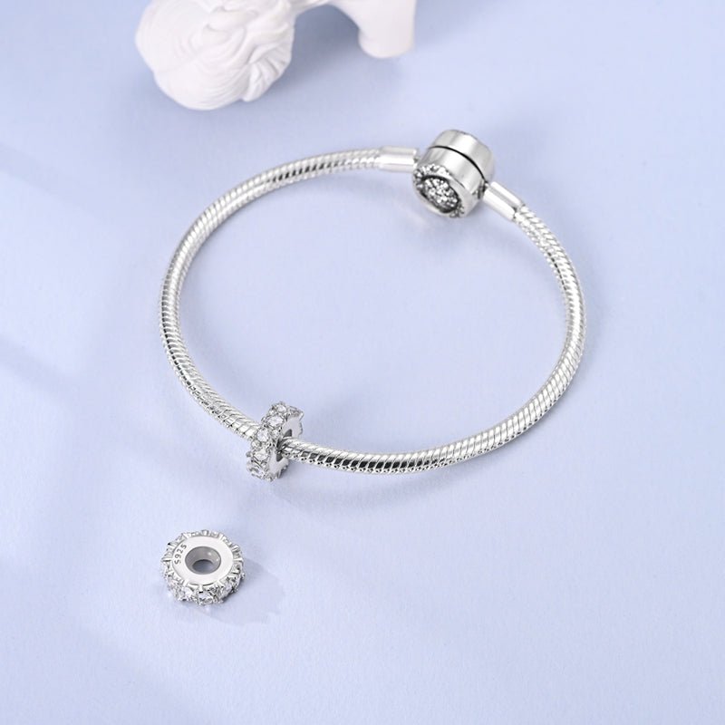 Amarante Jewelry Clear Sparkle Spacer Charm