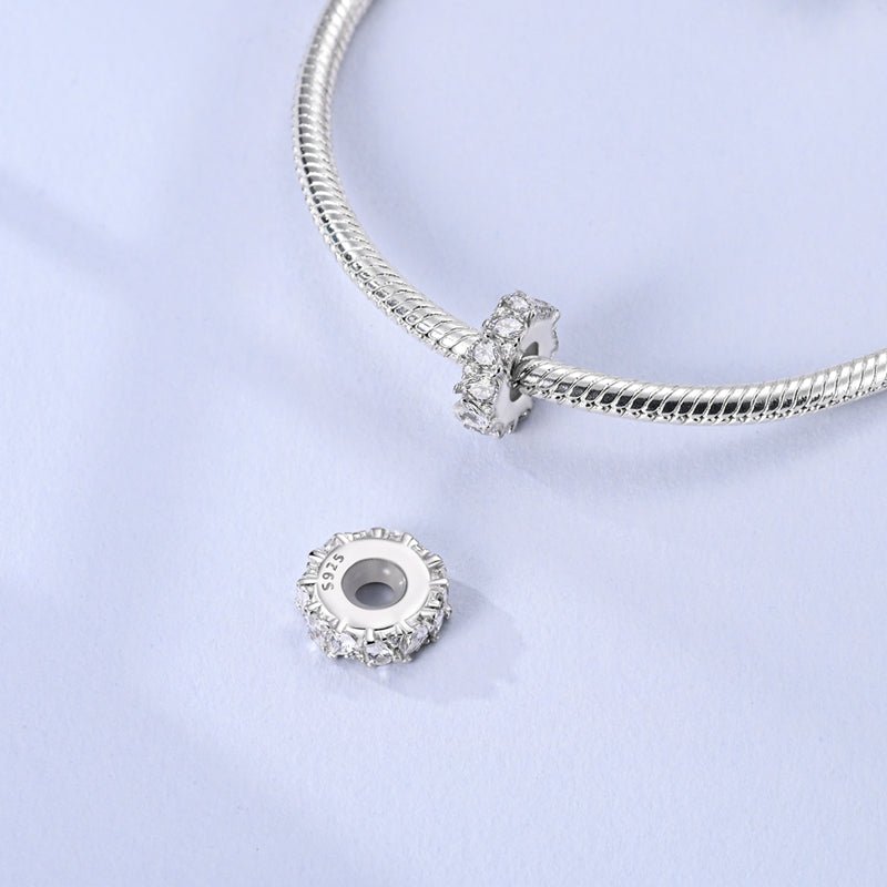 Amarante Jewelry Clear Sparkle Spacer Charm