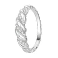 Amarante Jewelry Elegant Twisted Rope 925 Sterling Silver Ring