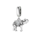 Amarante Jewelry Sparkling Elephant Dangle Charm