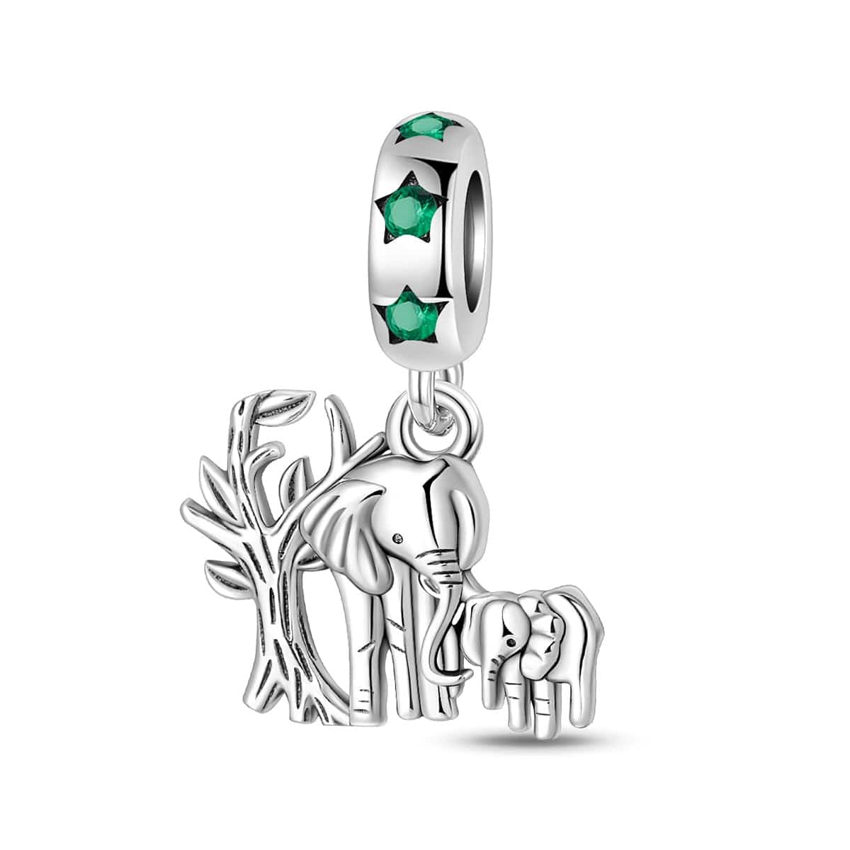 Amarante Jewelry Elephant Family Dangle Charm