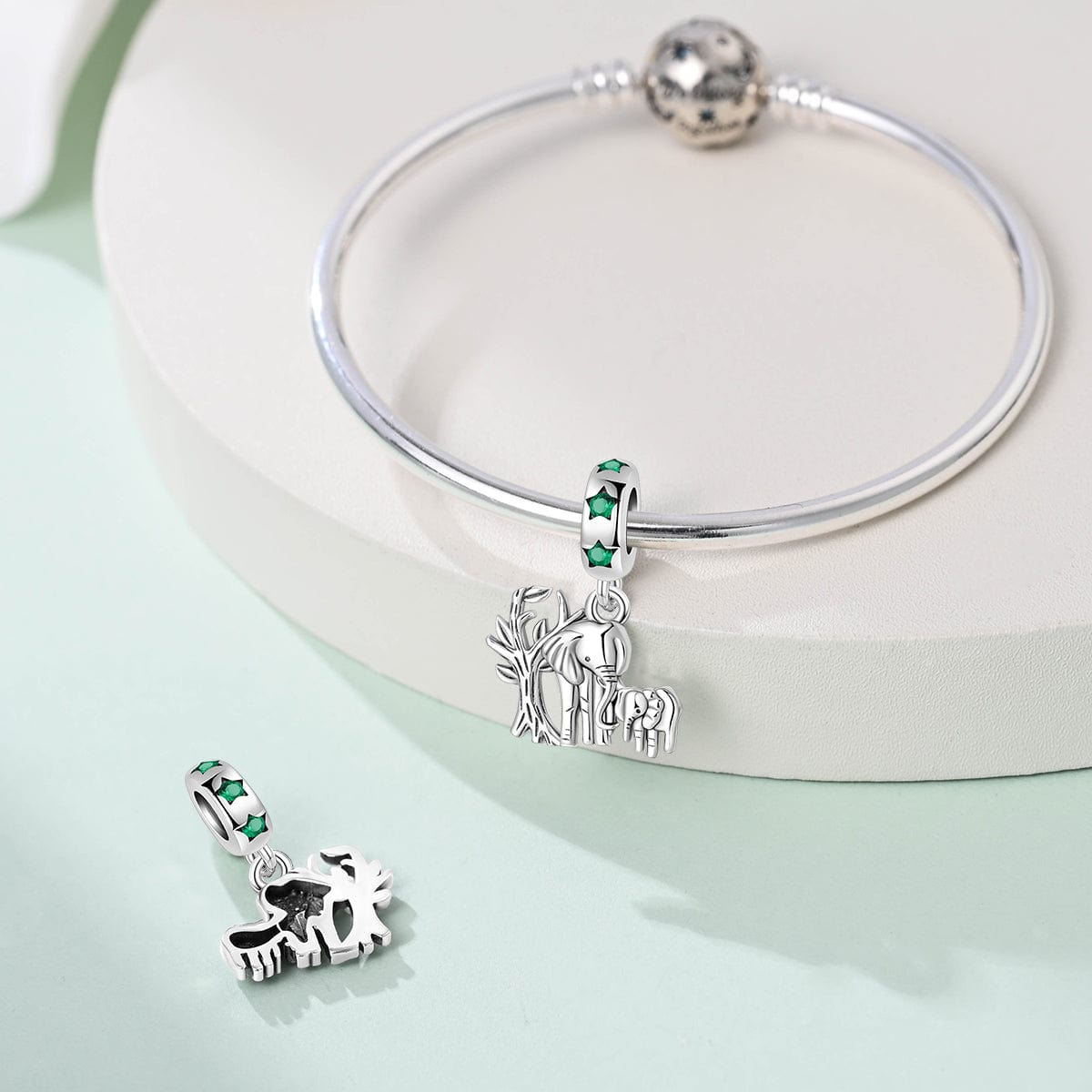 Amarante Jewelry Elephant Family Dangle Charm