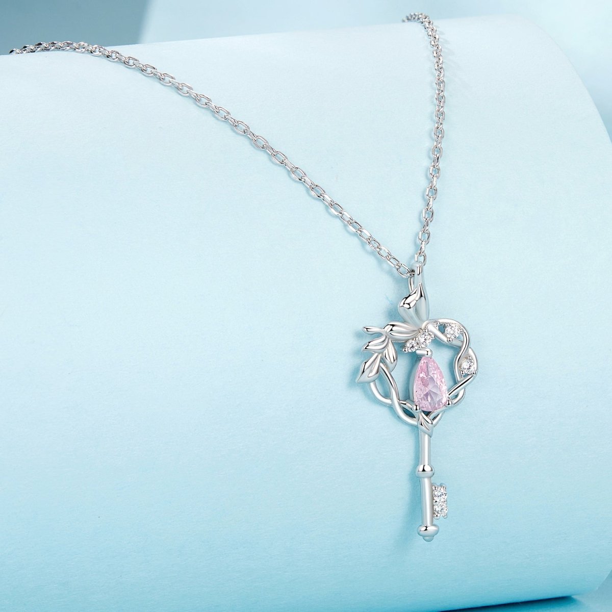 Amarante Jewelry Enchanted Garden Key Pendant Necklace