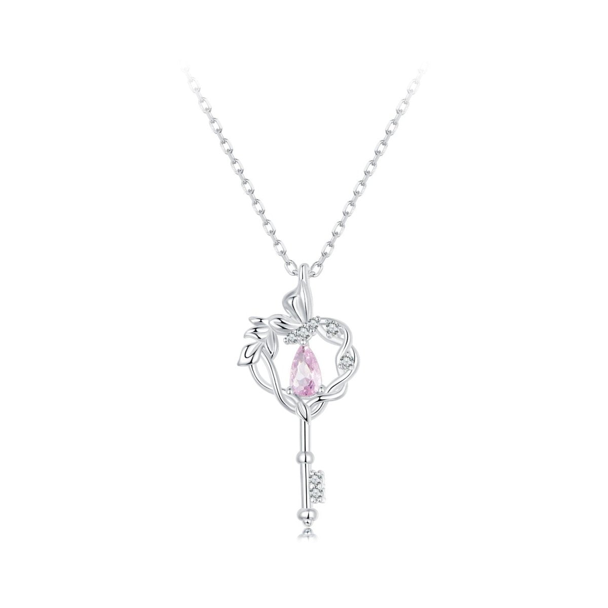 Amarante Jewelry Enchanted Garden Key Pendant Necklace