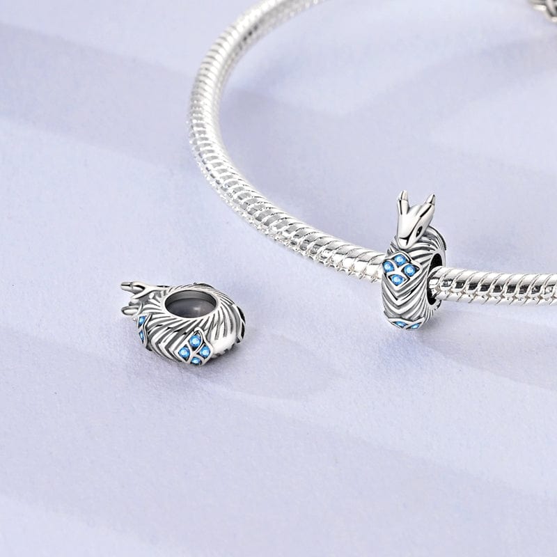 Amarante Jewelry Enchanting Blue Gem Dragon Charm