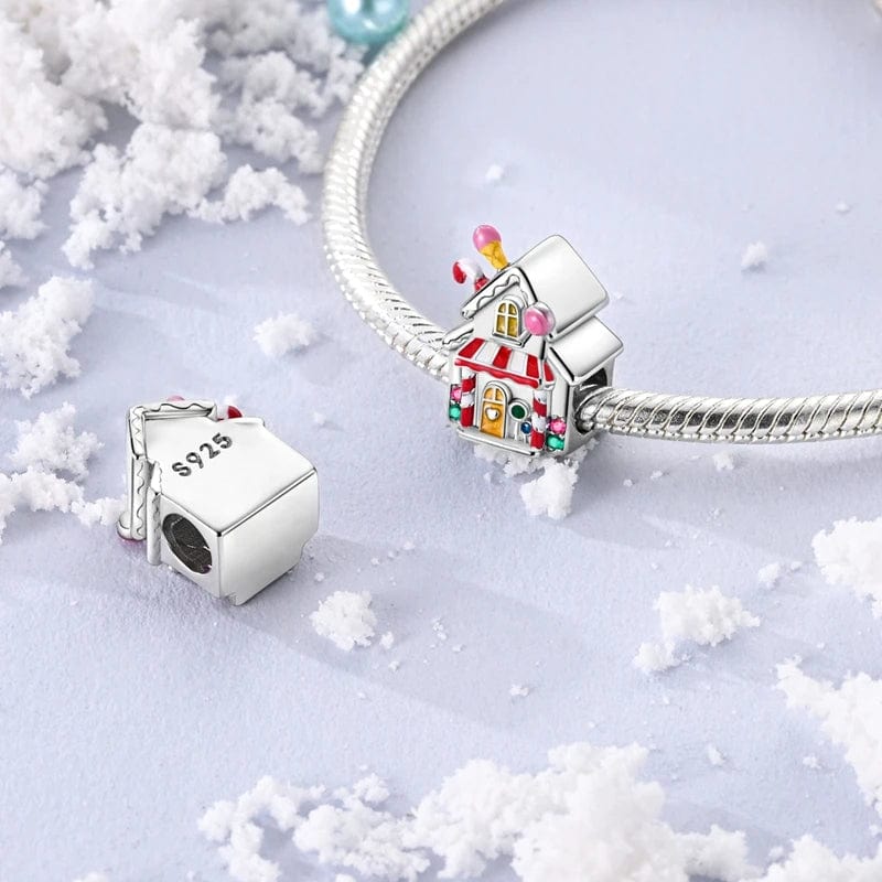 Amarante Jewelry Enchanting Candy House Charm with Colorful Accents