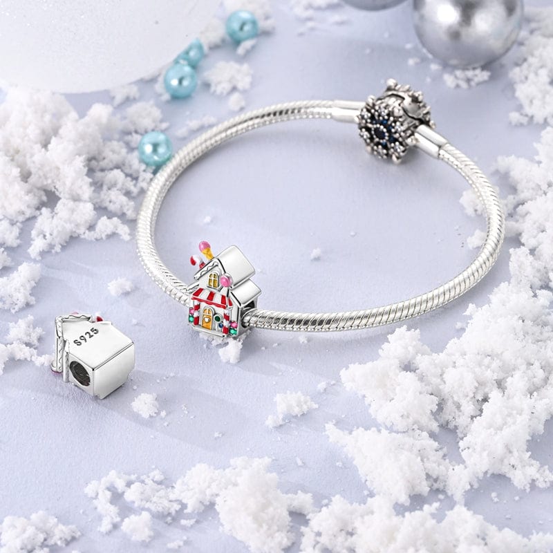 Amarante Jewelry Enchanting Candy House Charm with Colorful Accents