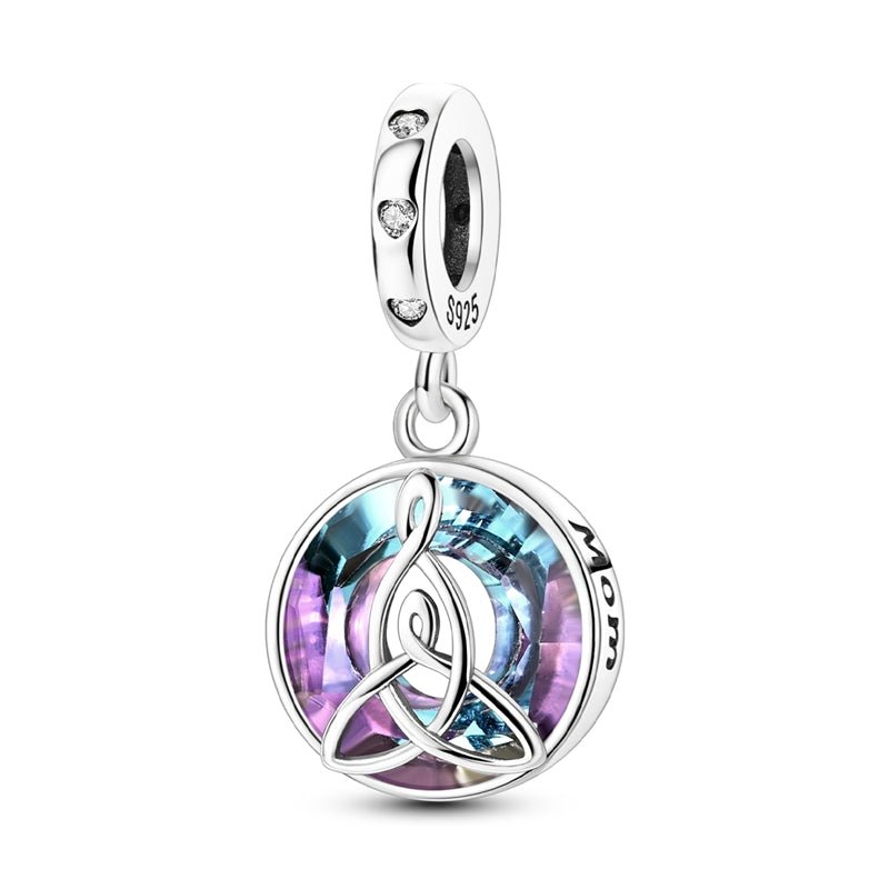 Amarante Jewelry Eternal Love Celtic Knot & Crystal Mom Dangle Charm